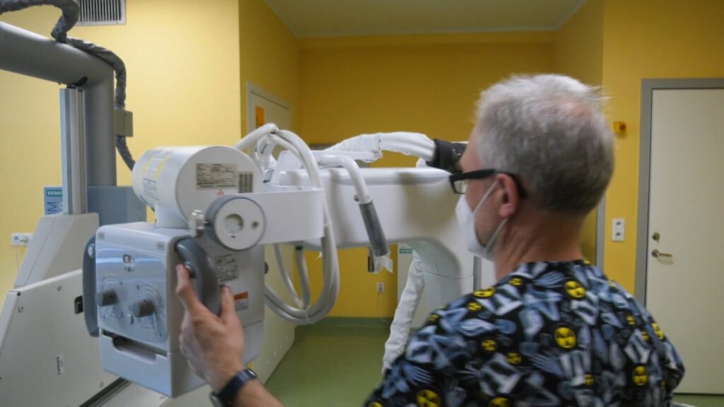Potrafi sam się poruszać. Nowy aparat RTG w szpitalu