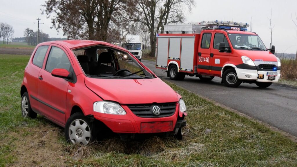 Niebezpieczny poranek na drogach