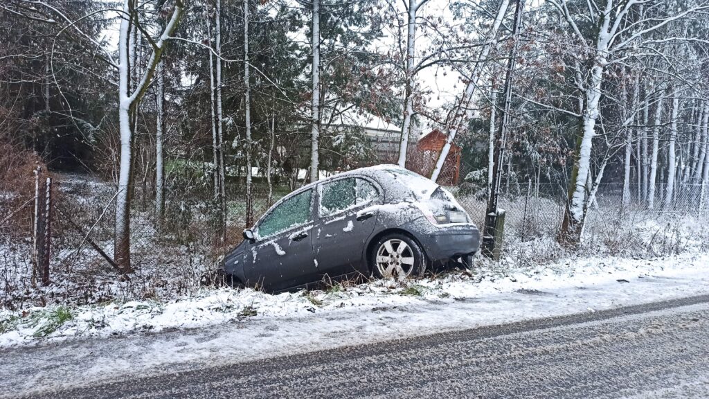 Kolizja na granicy Pyszącej i Sosnowca