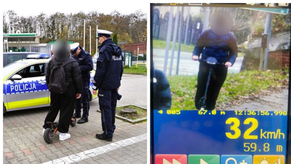 Nietrzeźwy kierujący i nieletni piraci drogowi. Śremianie lekceważą przepisy na hulajnogach elektrycznych