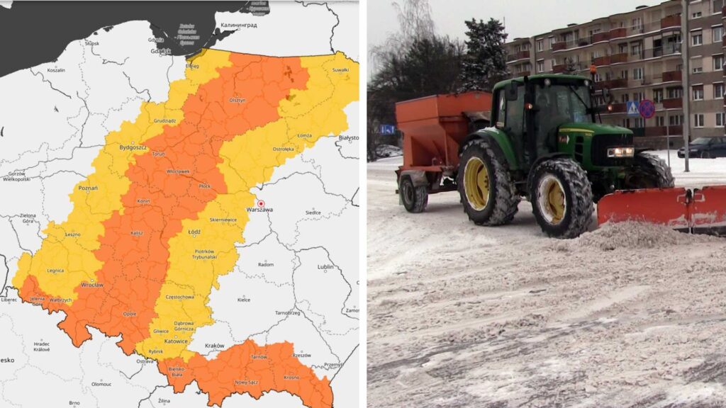 Sypnie śniegiem. Test dla drogowców