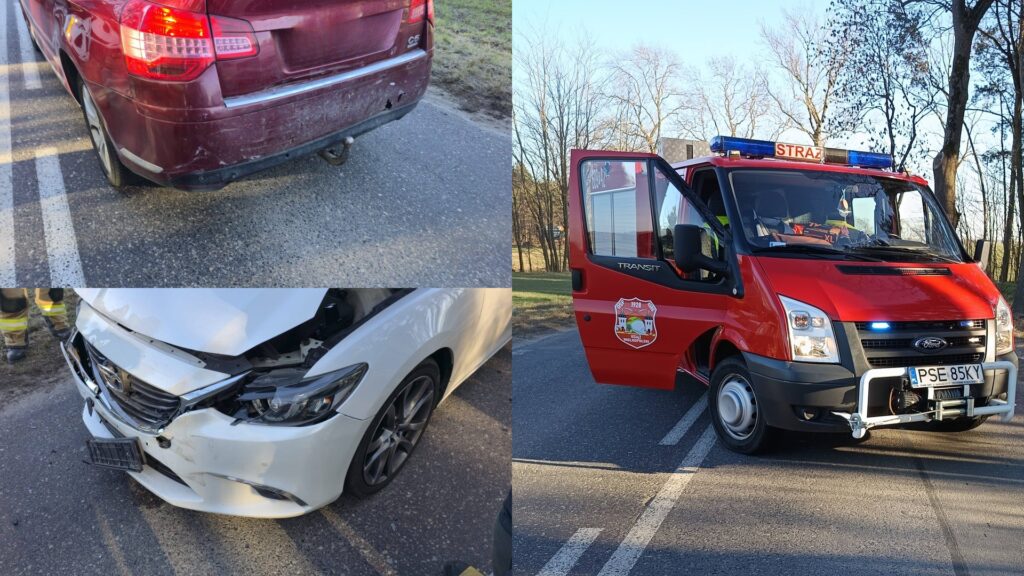 Wyrzeka, Konarzyce. Dwie kolizje w tym samym czasie