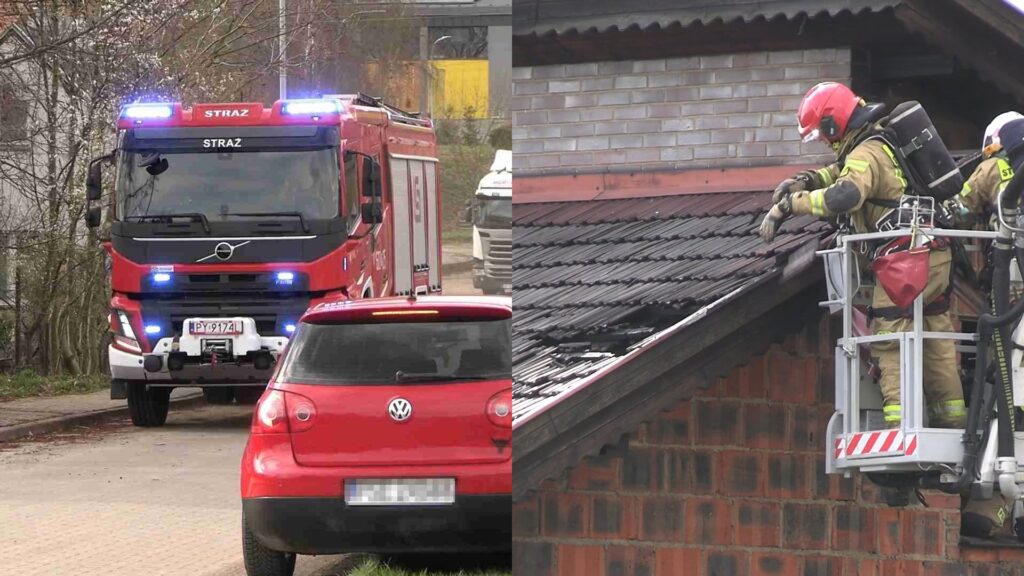 Niespokojna Wielkanoc. W Pyszącej spłonął dach