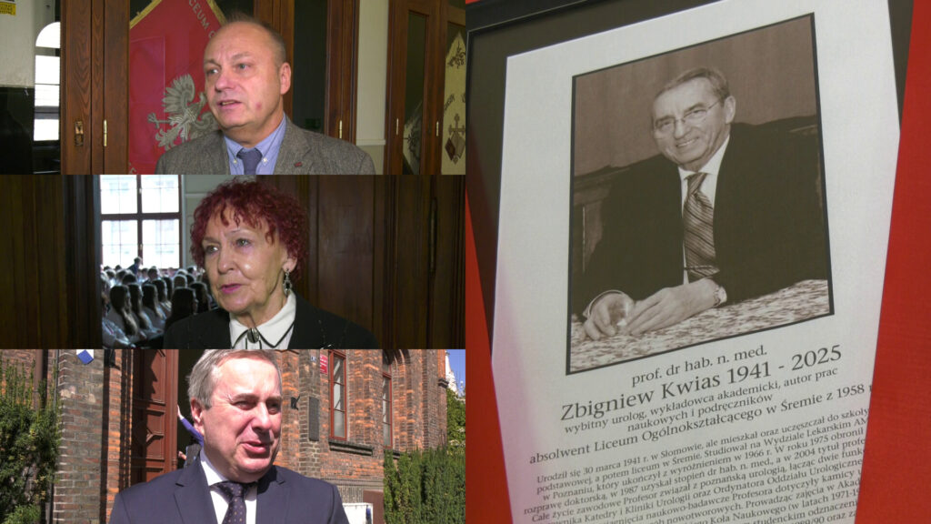Prof. Kwias w Galerii Wybitnych LO